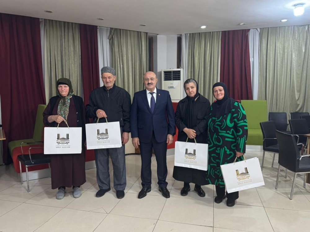 Asif Əsgərovun şəhid ailələri ilə görüşləri davam edir -FOTOLAR