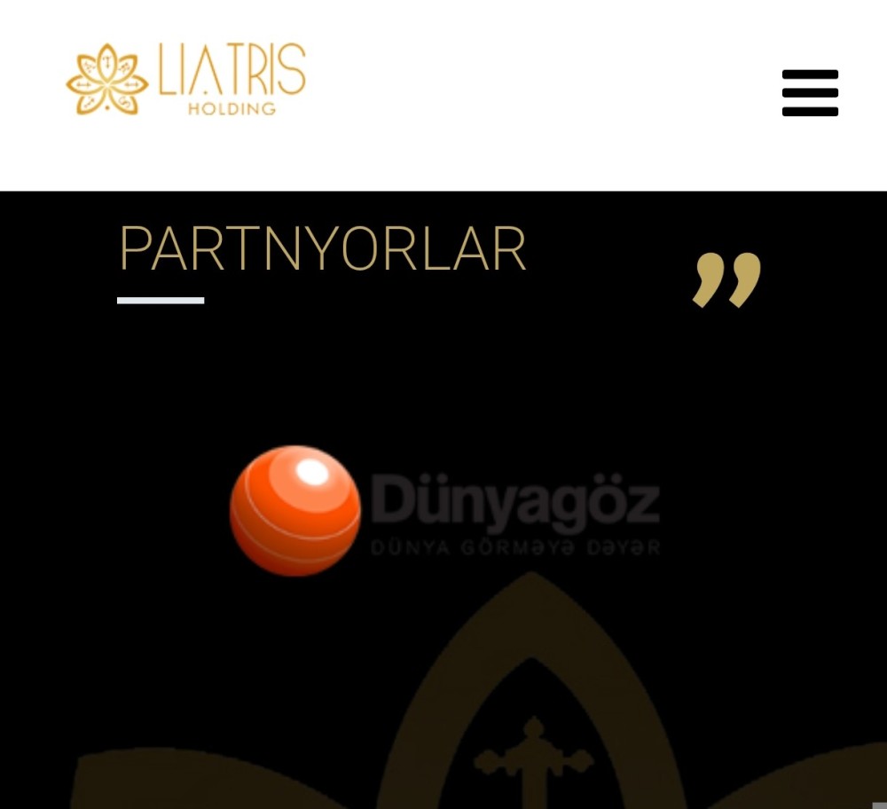 Ruhi Əliyeva “Dünya Göz”ə məlumat vermədən klinikanı öz şirkətinə partnyor kimi təqdim edir/ FOTO