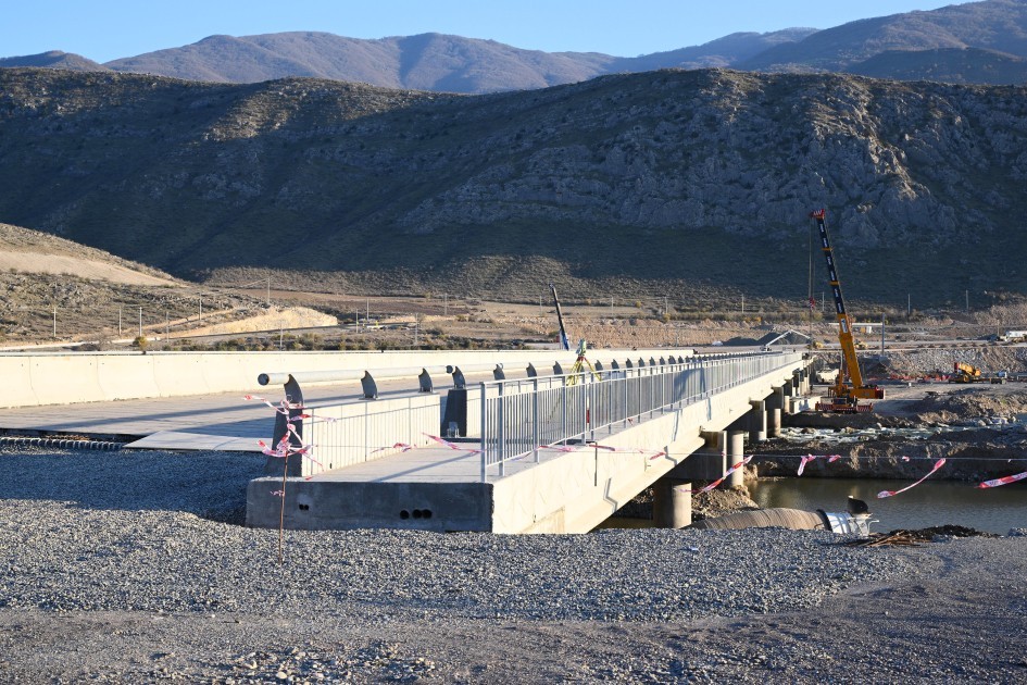 Ağbənd-Kəlalə körpüsünün inşası ilə tanışlıq oldu - FOTOLAR