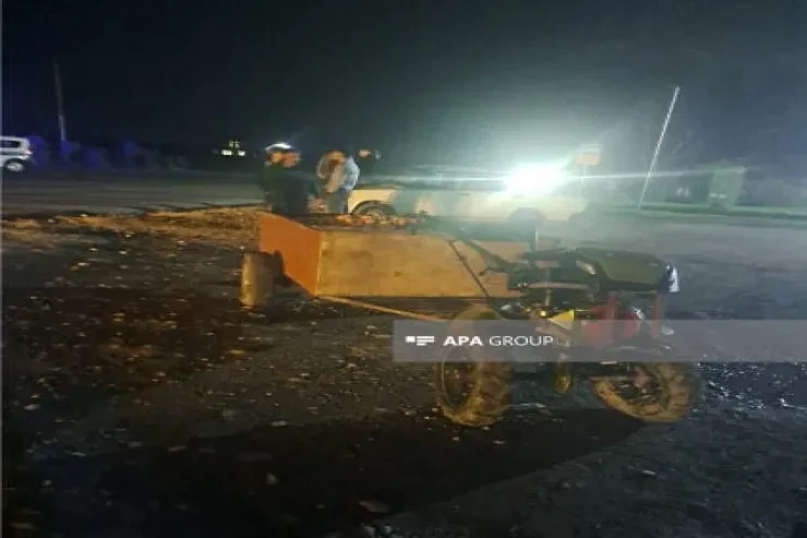 Qubada motoblokla avtomobilin toqquşması 1 nəfərin həyatına son qoydu