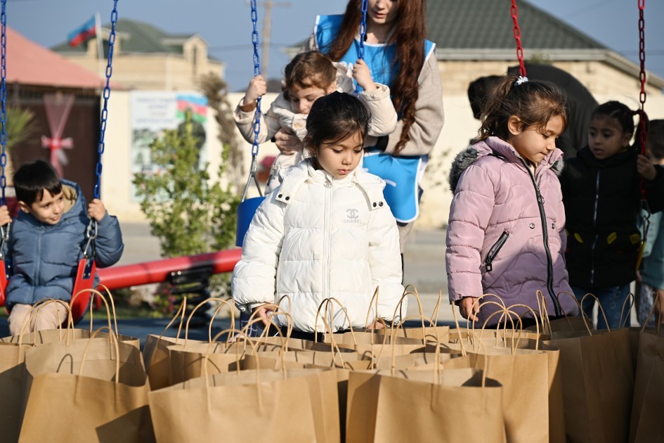 Leyla Əliyeva Qaradağda yeni parkın açılışında- FOTOLAR