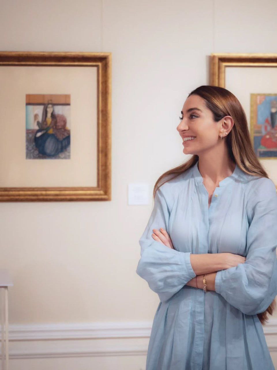 Arzu Əliyeva Milli İncəsənət Muzeyindən paylaşım etdi -FOTOLAR