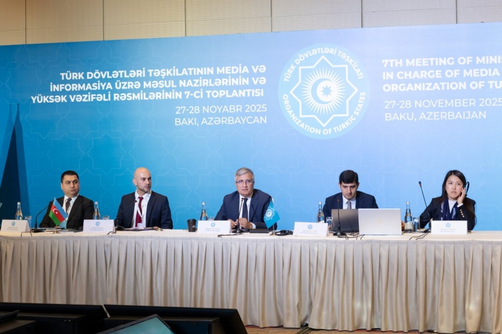 Türk Dövlətləri Təşkilatının Media və informasiya üzrə işçi qrupunun12-ci iclası oldu - FOTOLAR