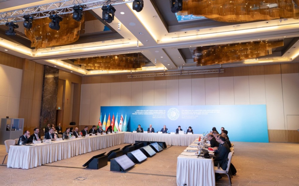 Türk Dövlətləri Təşkilatının Media və informasiya üzrə işçi qrupunun12-ci iclası oldu - FOTOLAR