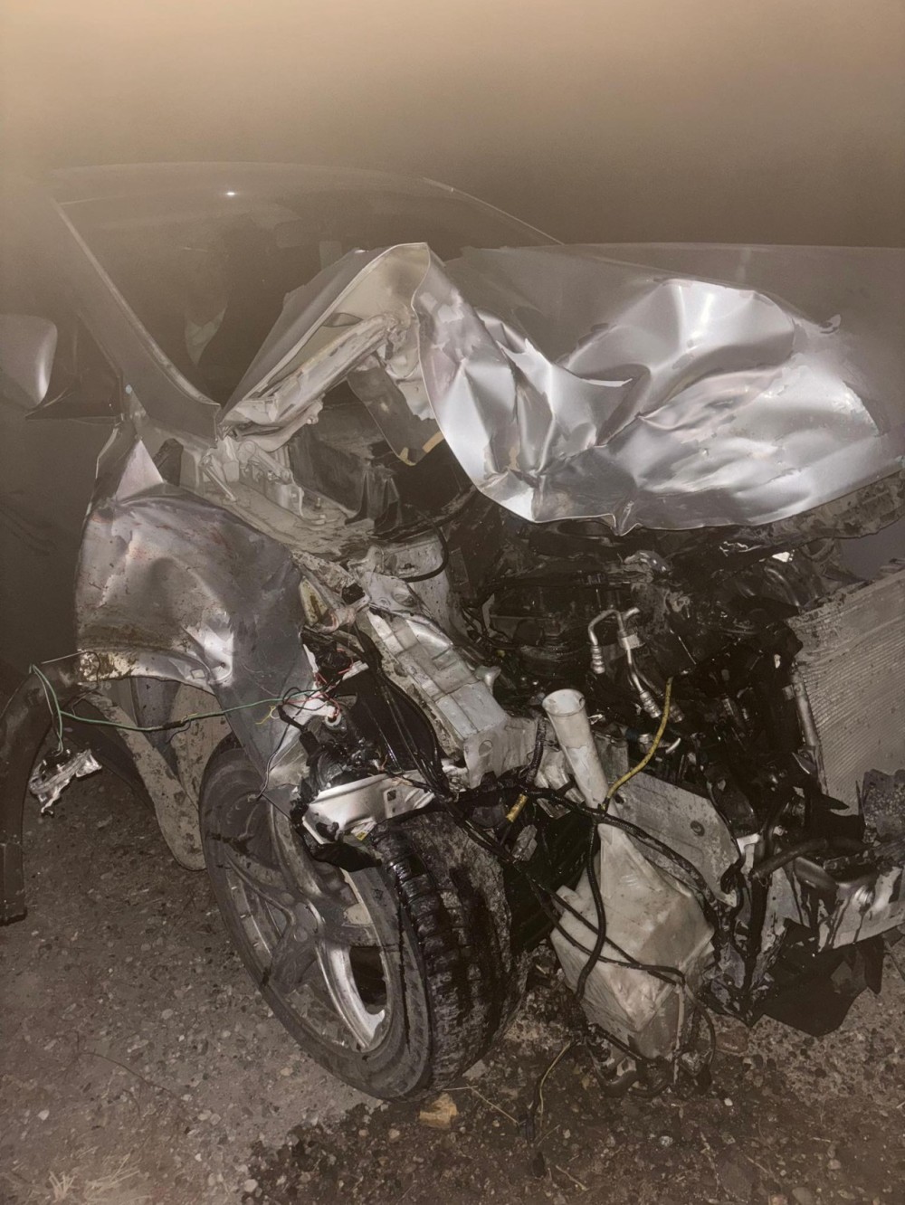 Ruslan Sabirli qəzaya düşdü -FOTOLAR