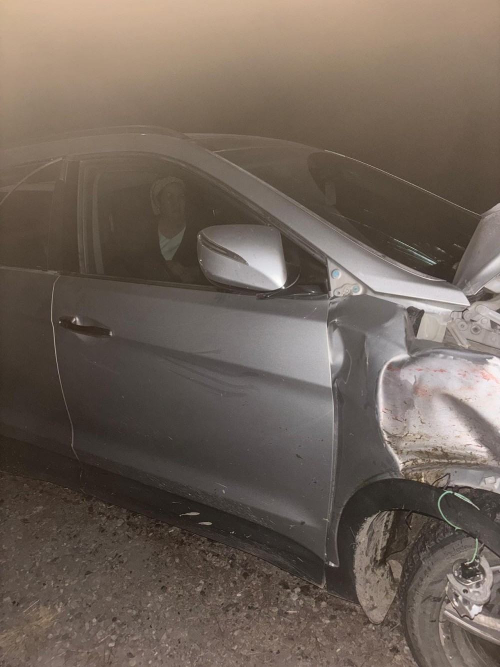 Ruslan Sabirli qəzaya düşdü -FOTOLAR