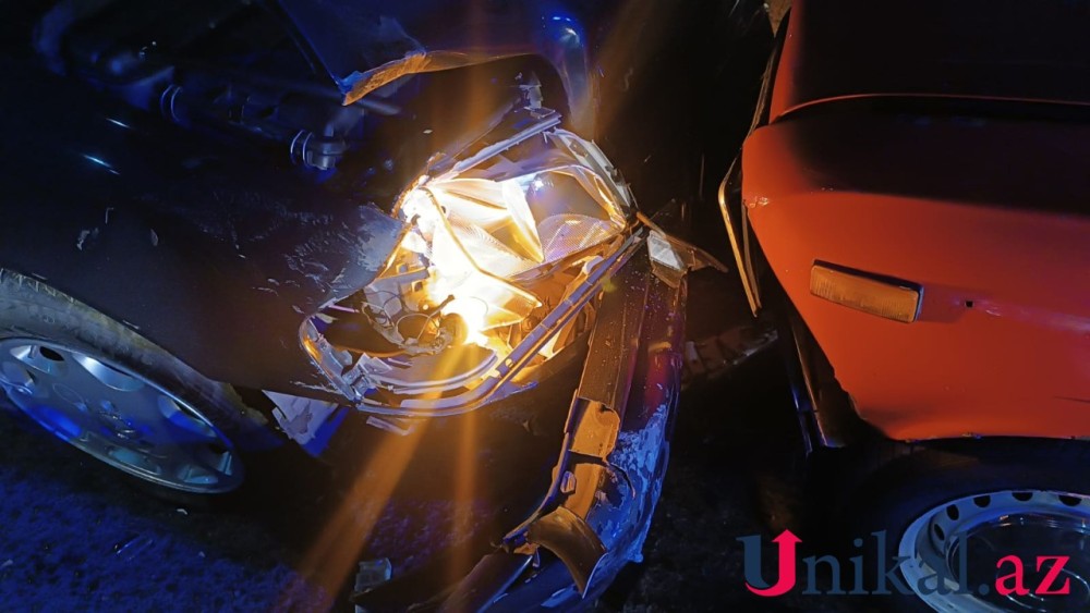 Tovuzda zəncirvari qəza olub, xəsarət alanlar var -FOTO