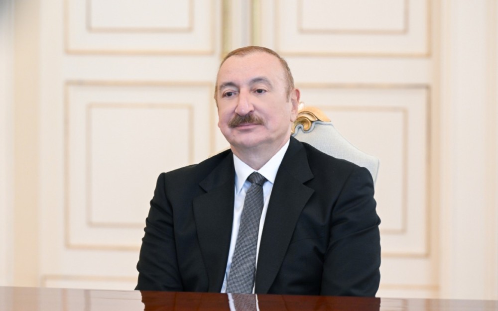 Prezident daha bir qəbul keçirdi- FOTOLAR