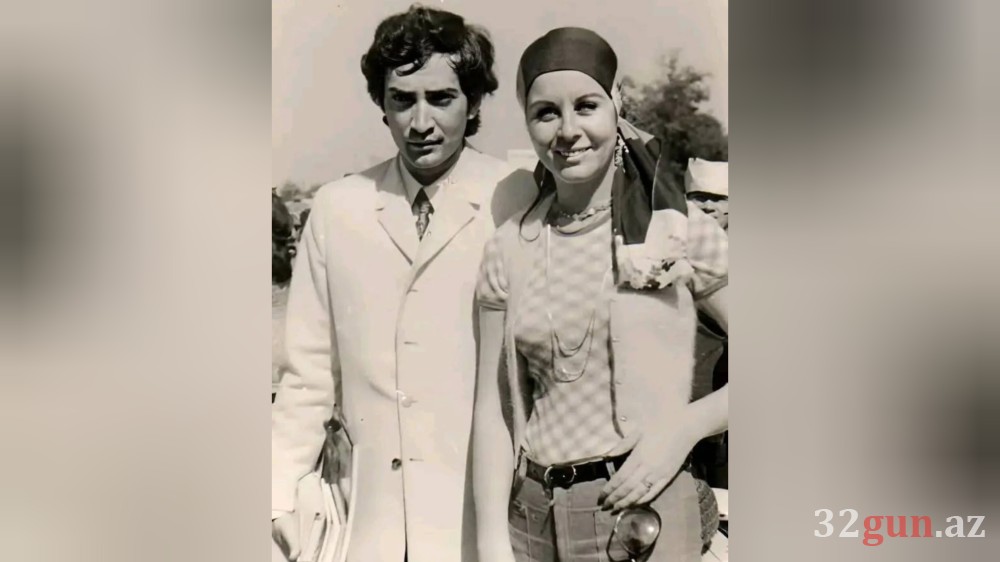 1974-cü ilə aid nadir foto maraq doğurdu – Rasim Balayev və türk aktrisası Fatma Girik bir kadrda