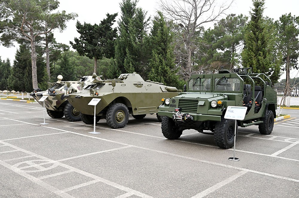 Özbəkistanın hərbi nümayəndə heyəti komando hərbi hissəsində olub -FOTOLAR