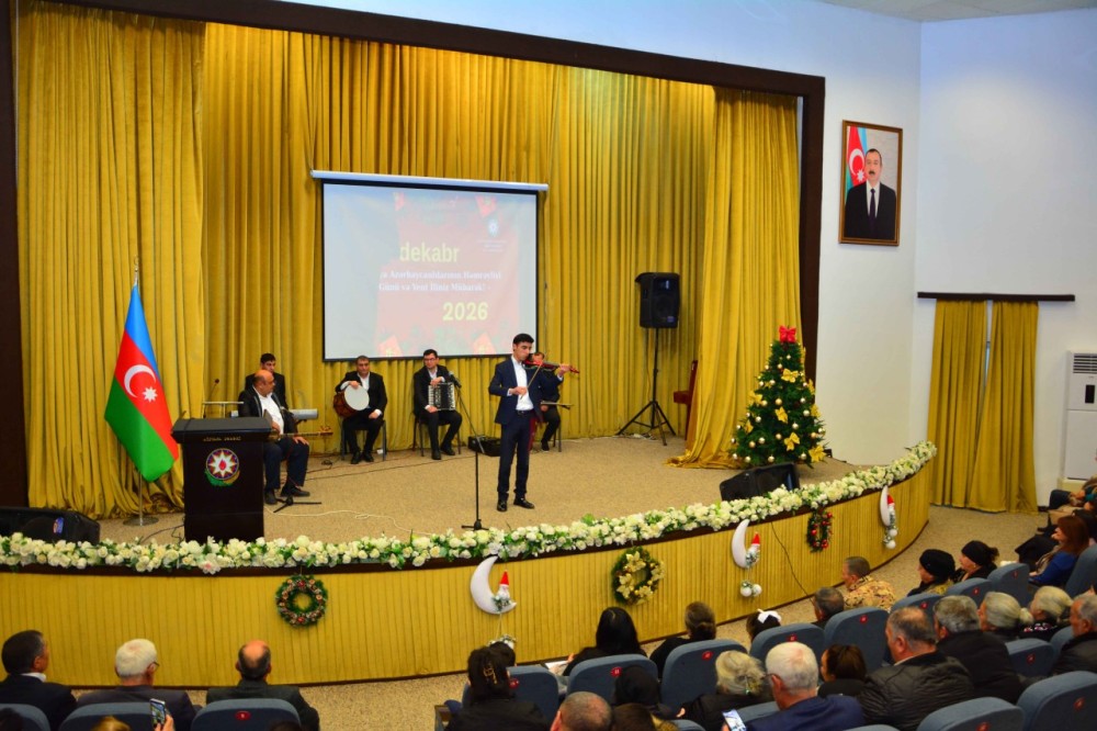 Ağstafada Yeni il münasibəti ilə bayram tədbiri keçirilib -FOTOLAR