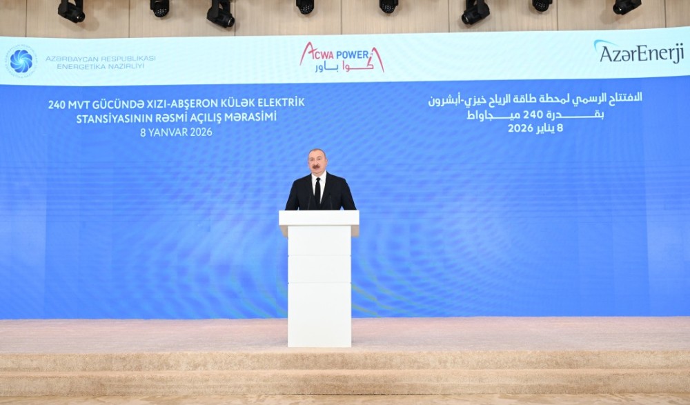 Prezident açılışda çıxış etdi -Tam mətn (FOTOLAR/YENİLƏNİB)