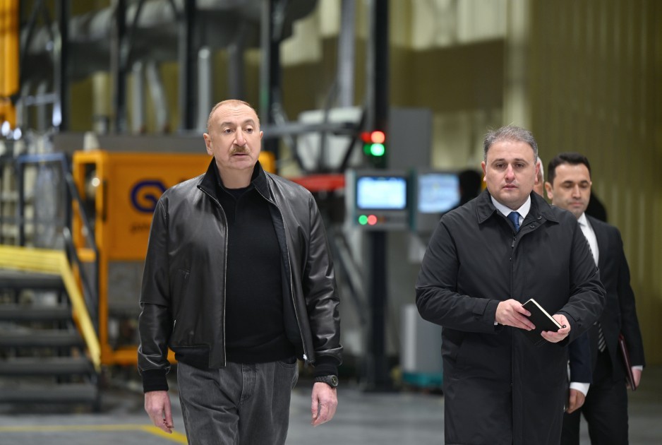 Prezident Tərtərdə açılış etdi -YENİLƏNİB (FOTOLAR)