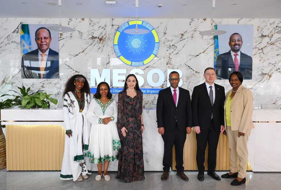 Leyla Əliyeva Efiopiyada “MESOB” dövlət xidməti mərkəzində olub- FOTOLAR